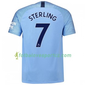 Manchester City Sterling 7 Domácí 2018/19 - Fotbalové Dresy (S/S)